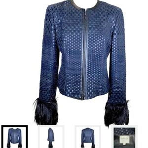 Armani Collezione Leather Jacket